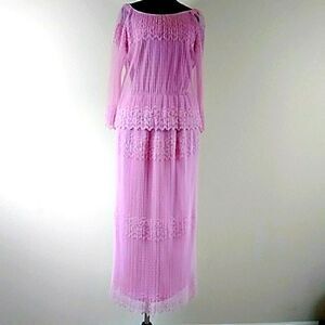 ILGWU VINTAGE WOMEN DRESS SIZE 12